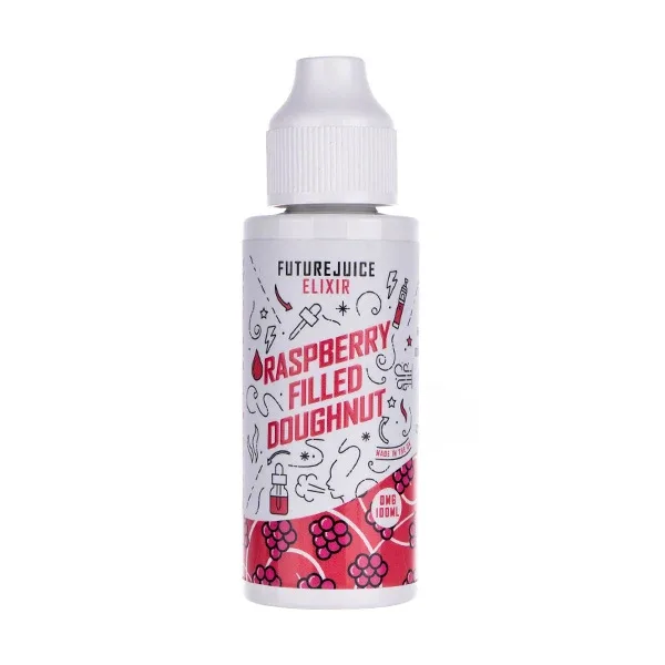 Raspberry Filled Doughnut 100ml Shortfill E-Liquid by Future Juice Elixirs