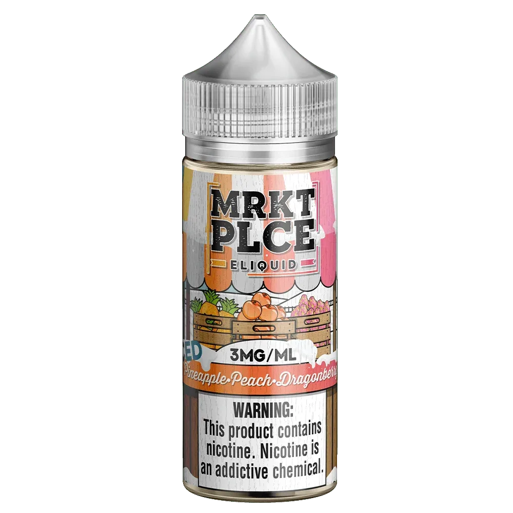 ICED Pineapple Peach Dragonberry - MRKT PLCE - 100mL