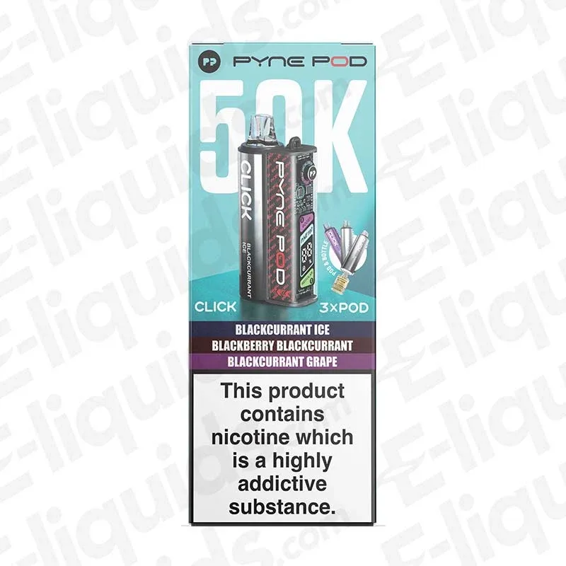 Pyne Pod Click 50K Blackcurrant Edition Prefilled Pod Kit