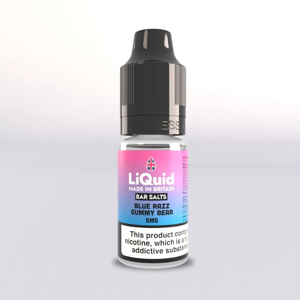 Blue Razz Gummy Bear - Nicotine Salt Vape Juice - Image 2