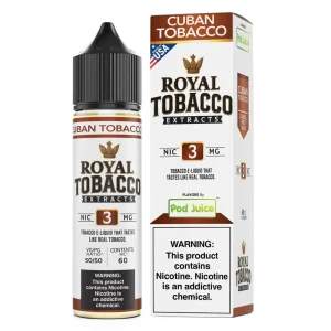Cuban Tobacco - Pod Juice x Royal Tobacco Extracts - 60mL