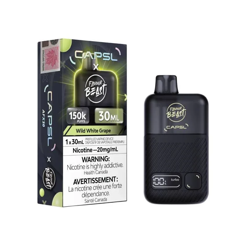 Flavour Beast x CAPSL 150K – Wild White Grape Iced