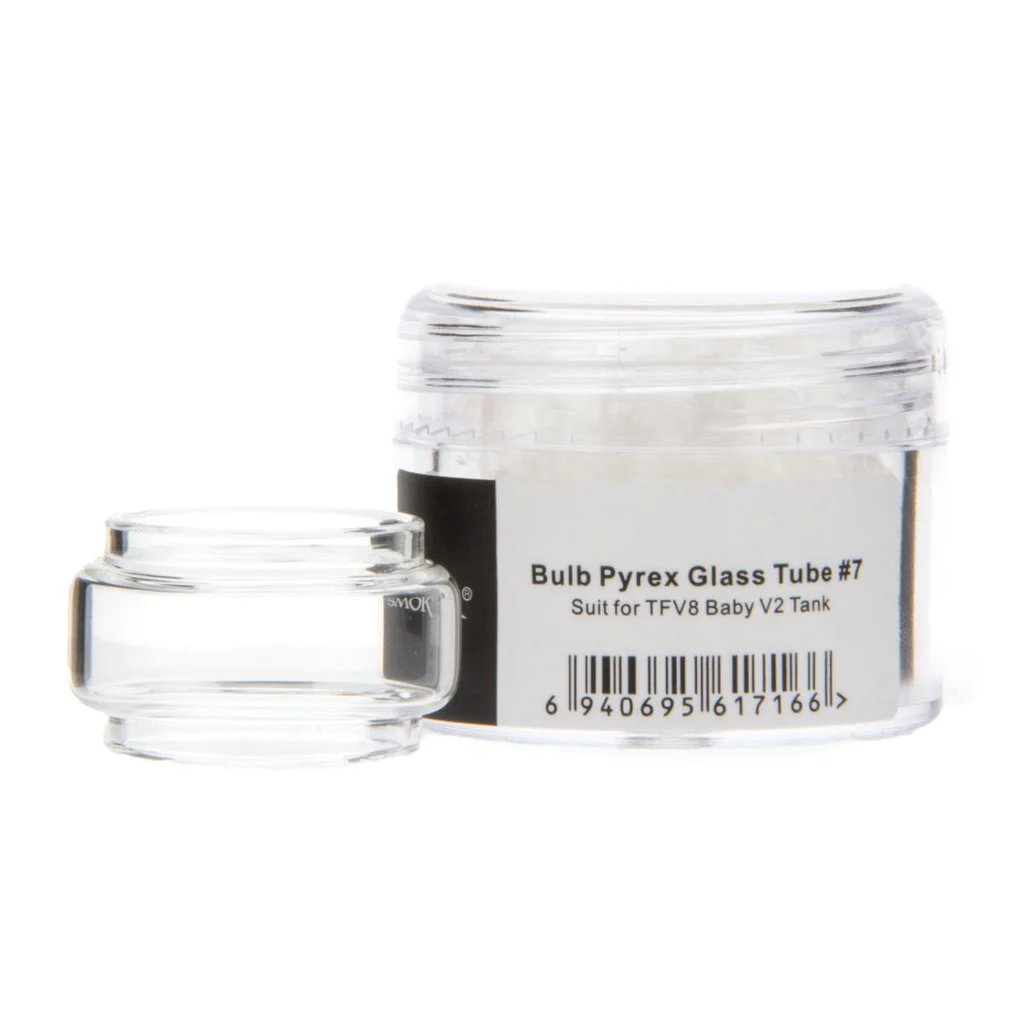 SMOK Replacement Bulb Pyrex Glass Tube #7 for TFV8 baby V2 - for V9 Kit as well