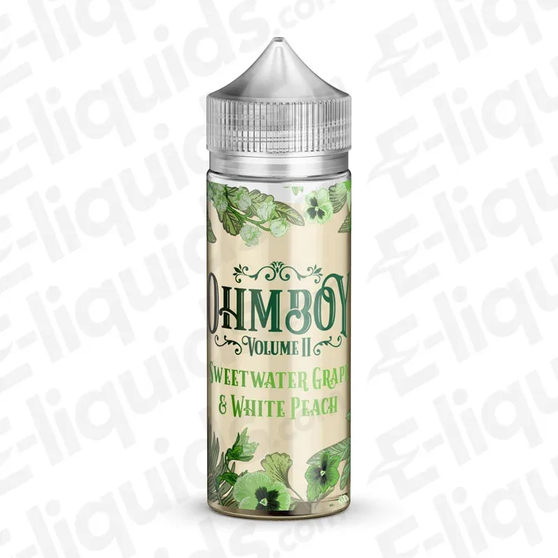 Ohm Boy Sweetwater Grape & White Peach 100ml Shortfill Vape Juice