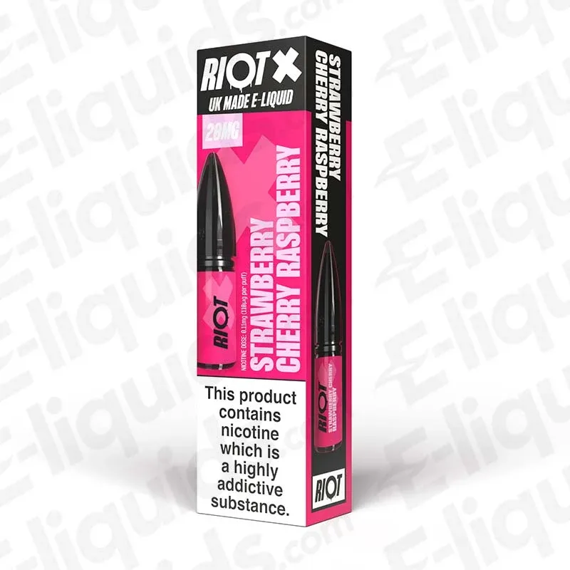 Riot Squad X Strawberry Cherry Raspberry Nic Salt