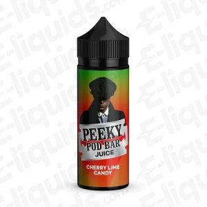 Peeky Pod Bar Cherry Lime Candy 50/50 100ml Shortfill