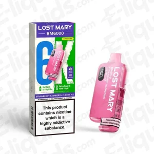 Lost Mary BM6000 Strawberry Raspberry Cherry Ice Prefilled Pod Kit