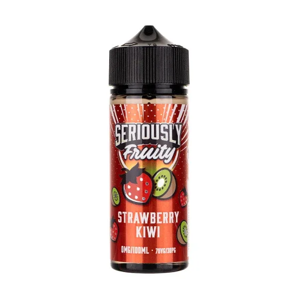 Strawberry Kiwi 100ml Shortfill E-Liquid by Seriously Fruity