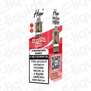 Higo Krystal Max Strawberry Burst Prefilled Pods