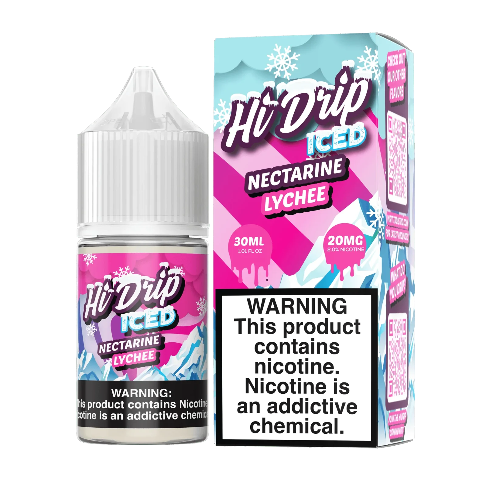 Nectarine Lychee ICED SALT - Hi Drip - 30mL
