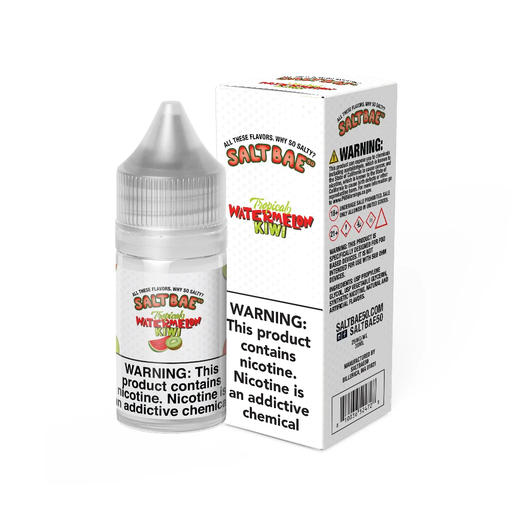 Tropical Watermelon Kiwi Salt Bae 50 Salts 30mL