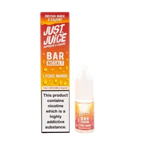 Lychee Mango Bar Nic Salt E-Liquid by Just Juice