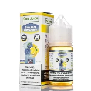 Pod Juice Salt Blue Razz Lemonade