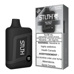 STLTH 8K Pro Disposable Vape Device - Rich Tobacco