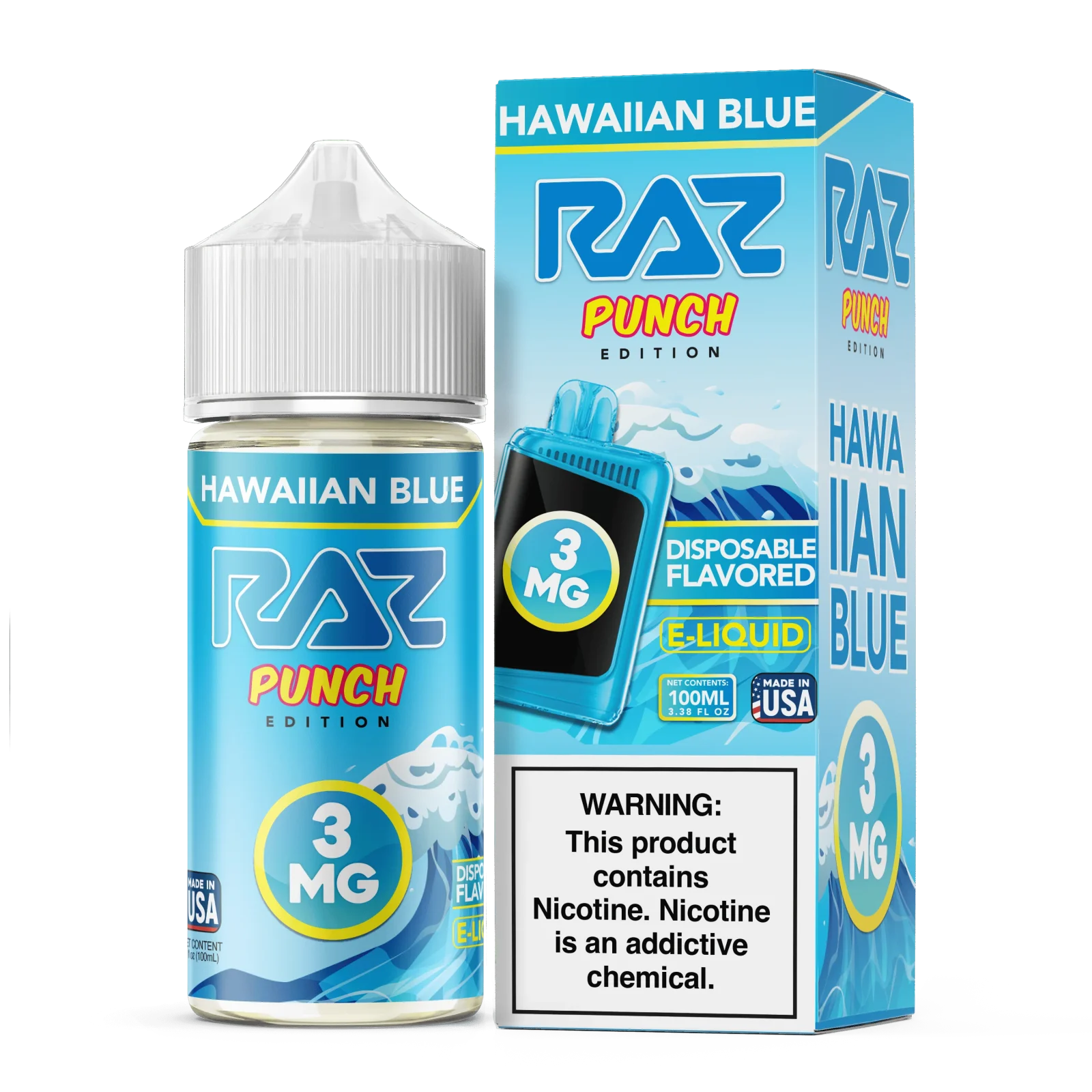 Hawaiian Blue - Pod Juice x RAZ LTX - 100mL