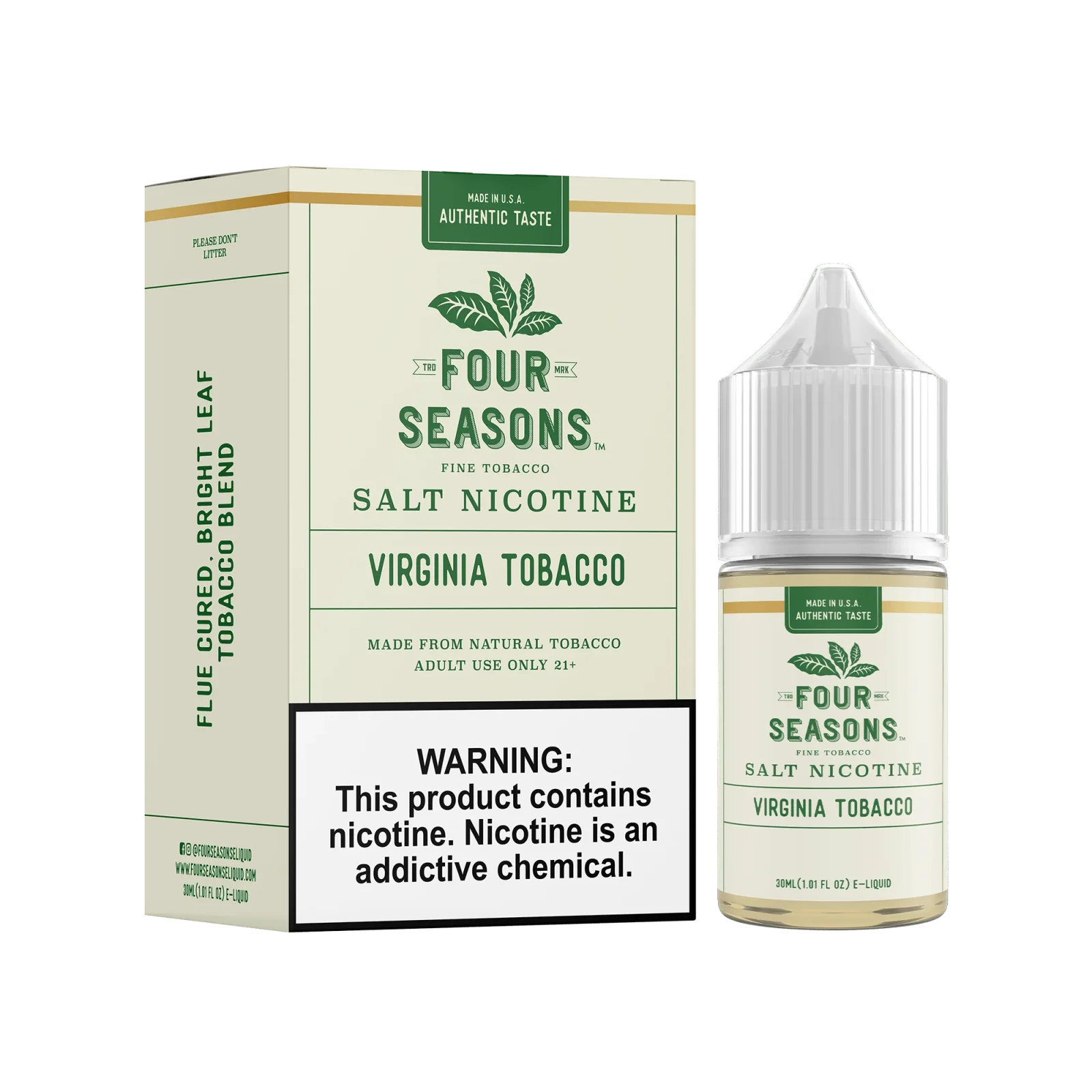 Virginia Tobacco SALT - Four Seasons - 30mL