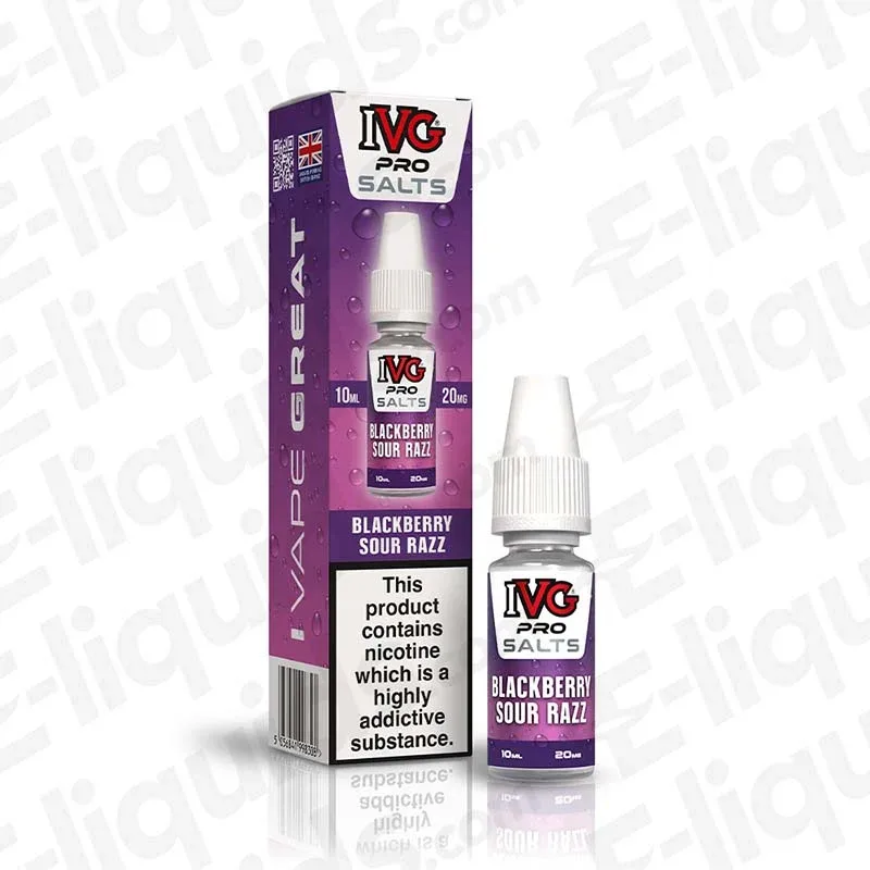 IVG Pro Blackberry Sour Razz Nic Salt - Image 2
