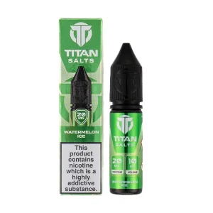 Watermelon Ice Nic Salt E-Liquid by Gold Bar Titan