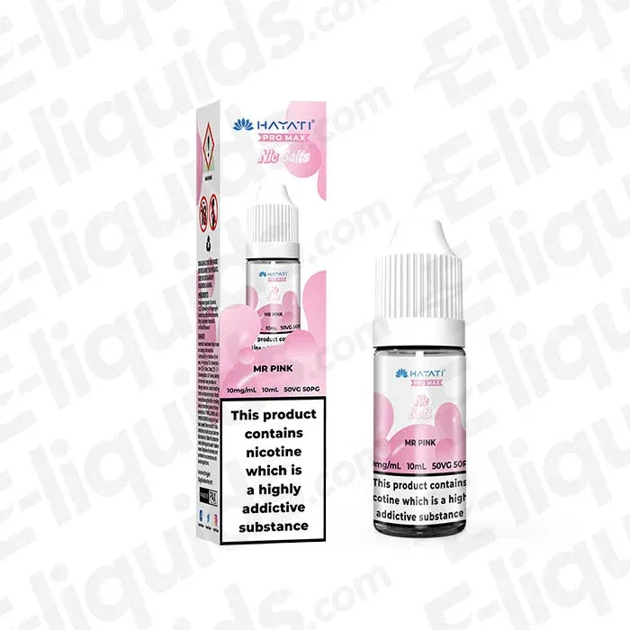 Hayati Pro Max Mr Pink Nic Salt - Image 2