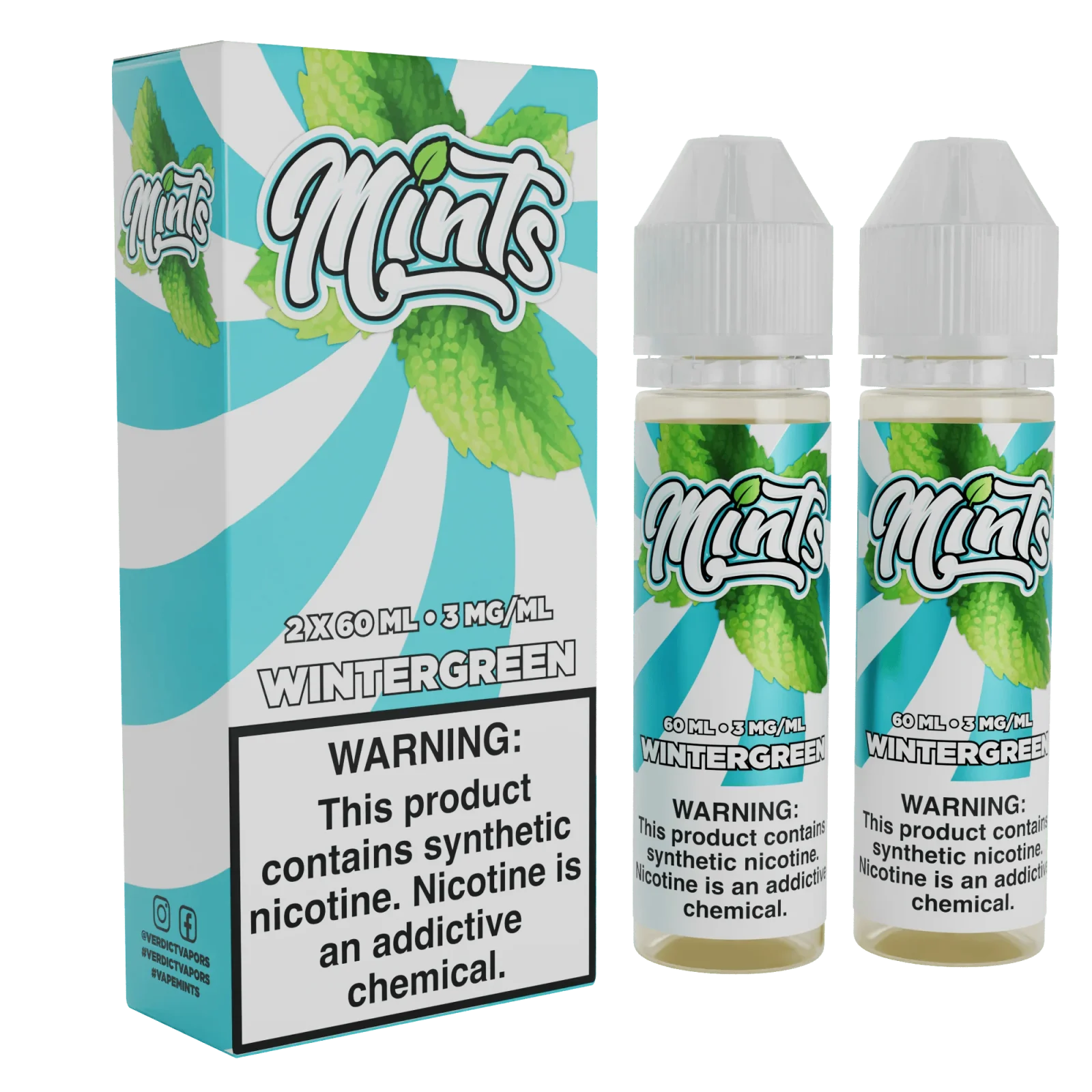Wintergreen - Mints Vape Co. - 120mL