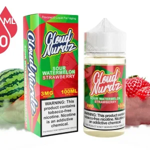 Sour Watermelon Strawberry CLOUD NURDZ 100ml