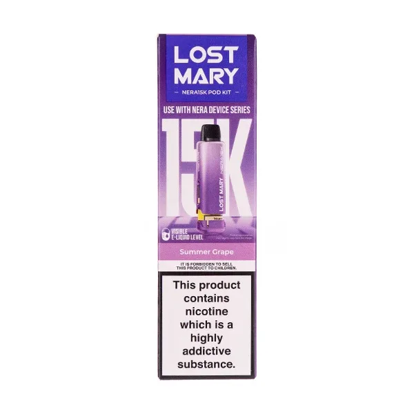 Summer Grape Nera 15k Prefilled Pod + Refill by Lost Mary
