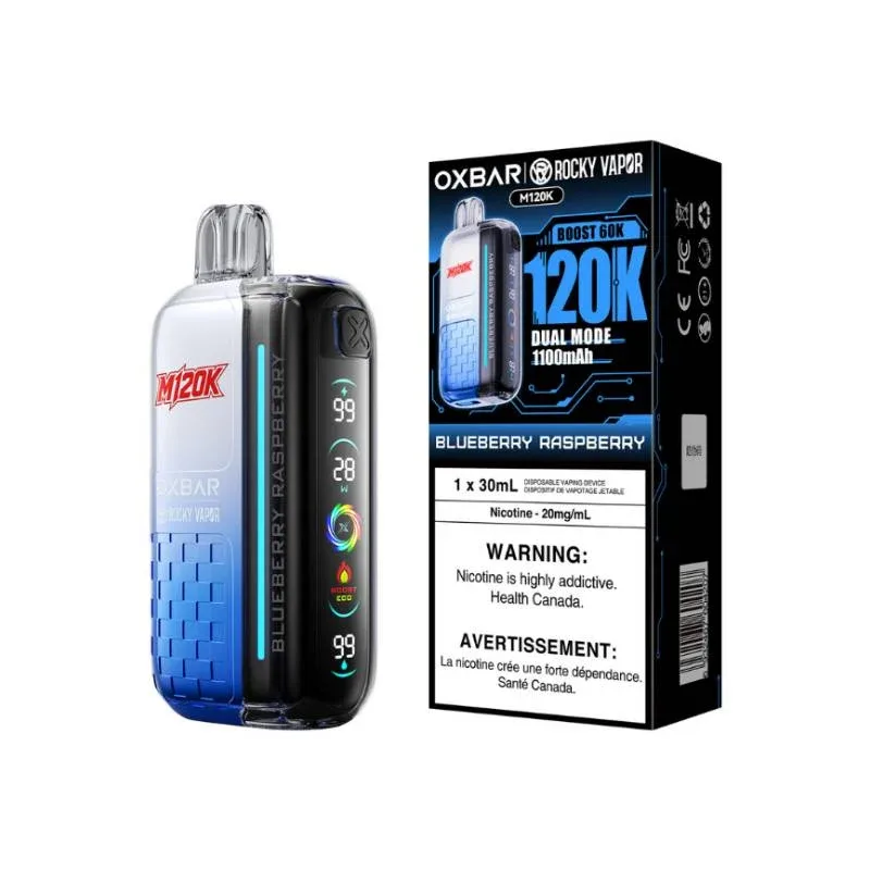 Oxbar M120K Disposable Vape - Blueberry Raspberry