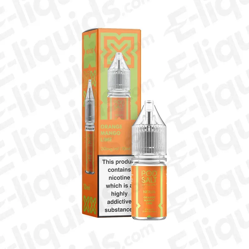 Pod Salt Nexus Orange Mango Lime Nic Salt