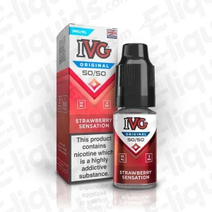 IVG Strawberry Sensation 50/50 Vape Juice