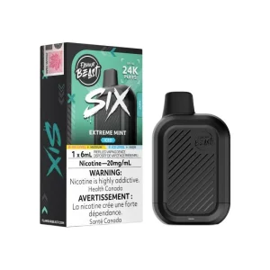 Flavour Beast SIX 24K Disposable Vape - Extreme Mint Iced