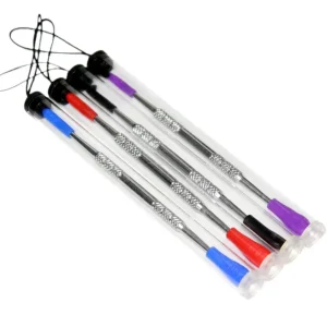 4.5" Stainless Steel Dab Tool w/ Silicone Cover - Assorted Colour