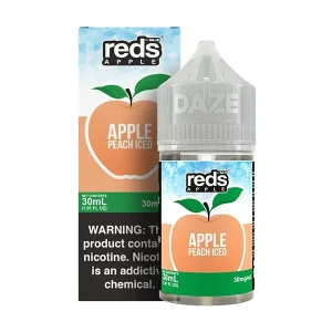 Apple Peach ICED SALT - Red's Apple E-Juice by 7 Daze - 30mL