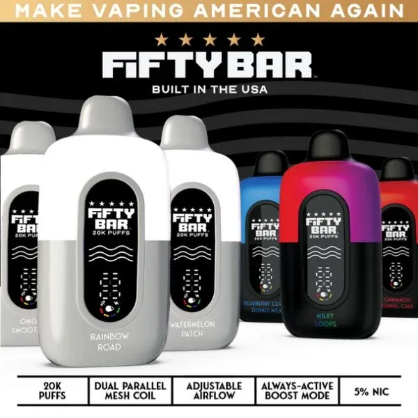 Fifty Bar V2 20,000 Puff Disposable