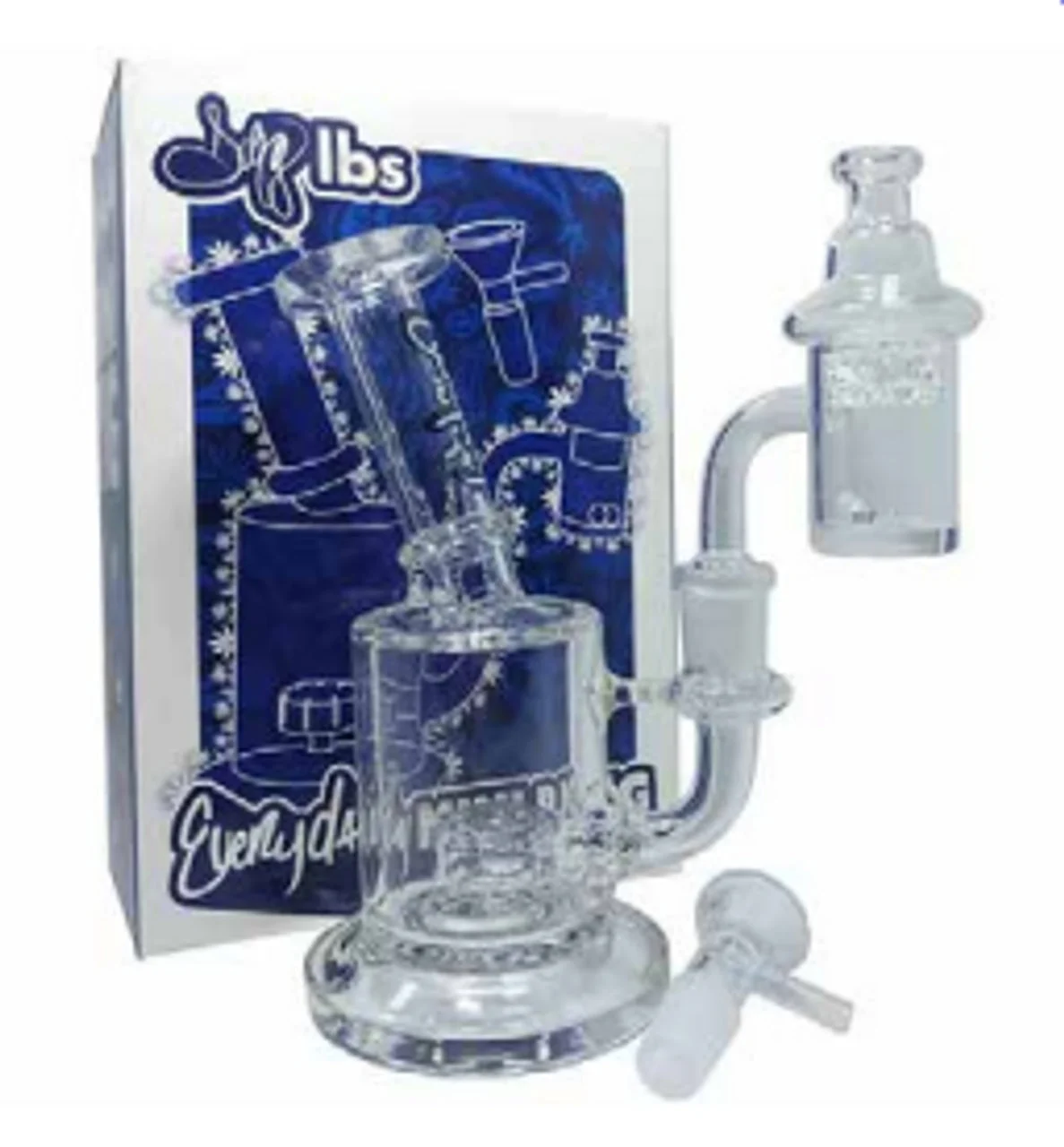 Dogg Lbs (Water Pipe) Everyday 6.5" Mini Rig Box Set 14mm & Banger