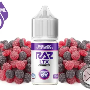 Bangin' Sour Berries Pod Juice x RAZ LTX Salt 30ml