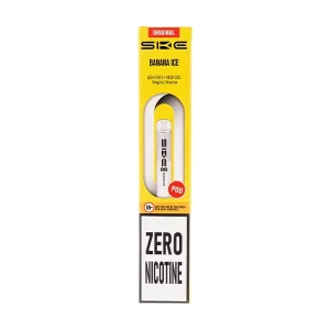 Banana Ice Crystal Bar 600 Zero Nicotine Prefilled Pods by SKE