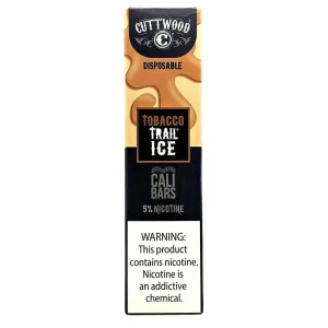 Cuttwood x Cali Bar 5% Disposable Device, Tobacco Trail Ice