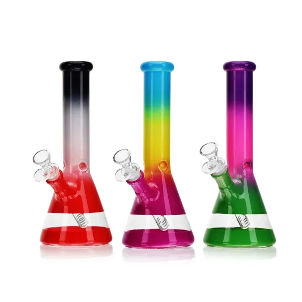 10" Fade Stack Beaker Glass Bong
