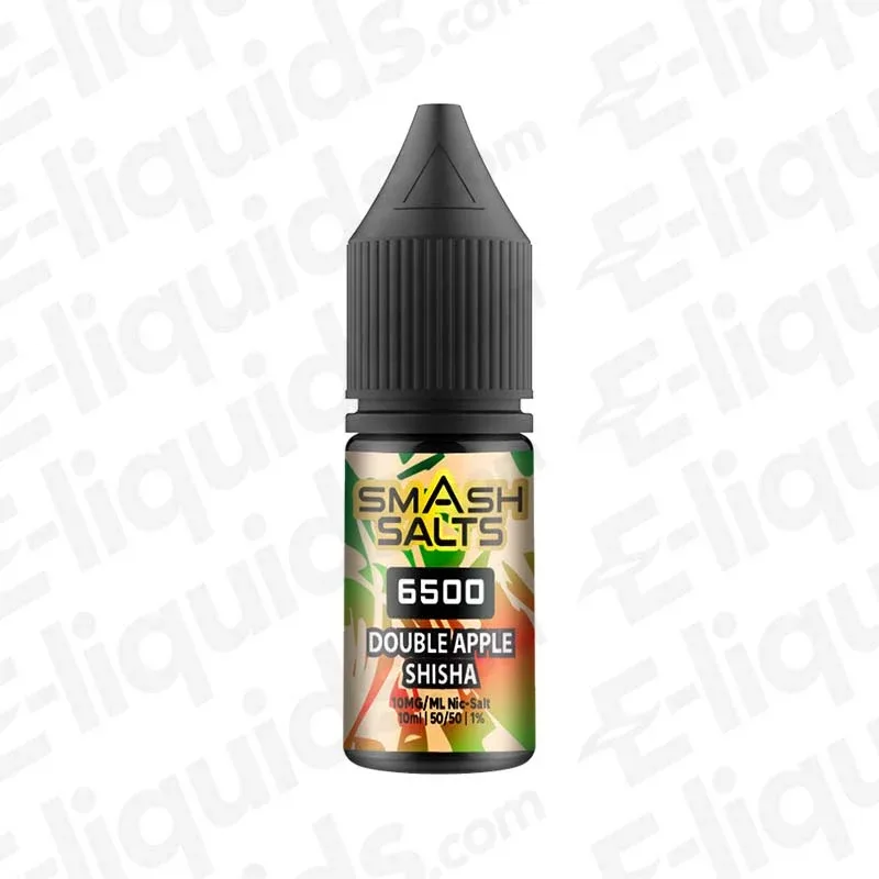 Smash Salts 6500 Double Apple Shisha Nic Salt