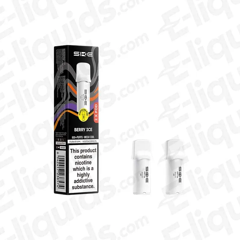 SKE 600 Pro Berry Ice Prefilled Pod (Pack of 2)
