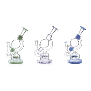 Lookah (Dab Rig) 10” Recycler Unique Globe Water Pipe
