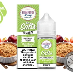 Apple Crumble Custard DINNER LADY SALT 30ml
