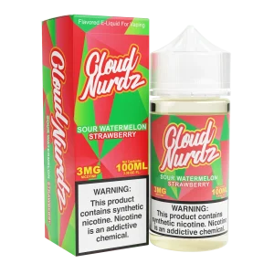 Sour Watermelon Strawberry - Cloud Nurdz - 100mL