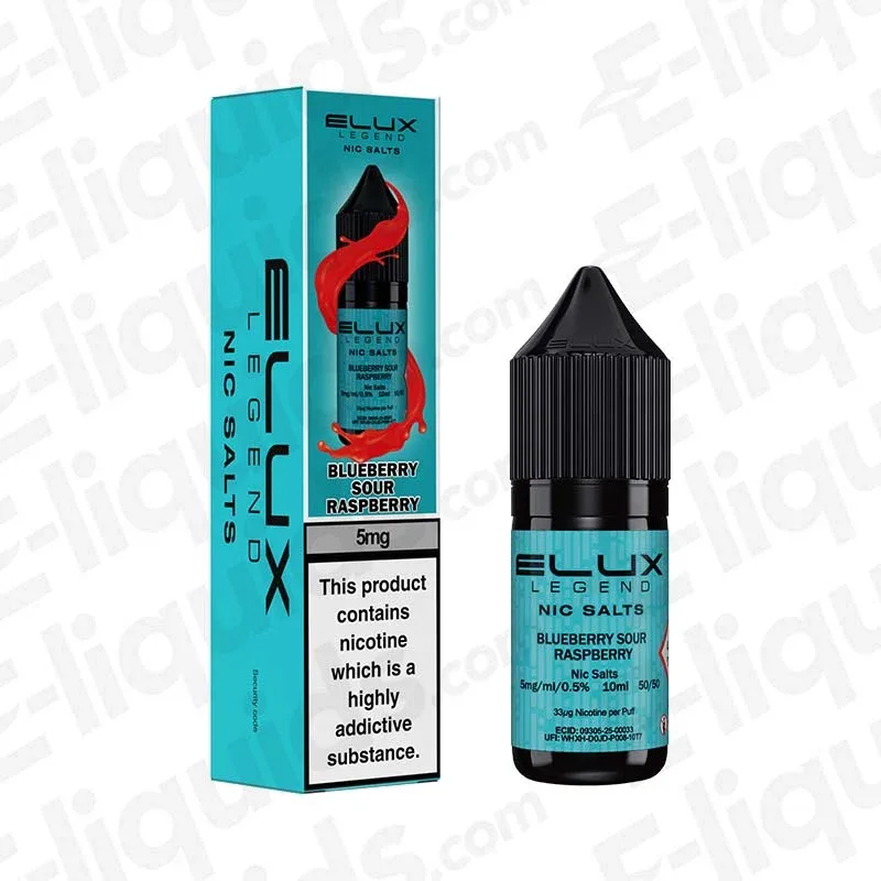 Elux Legend Blueberry Sour Raspberry Nic Salt