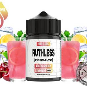 Arctic Cherry Lemonade On Ice Ruthless Essentials Pod Salt 60ml