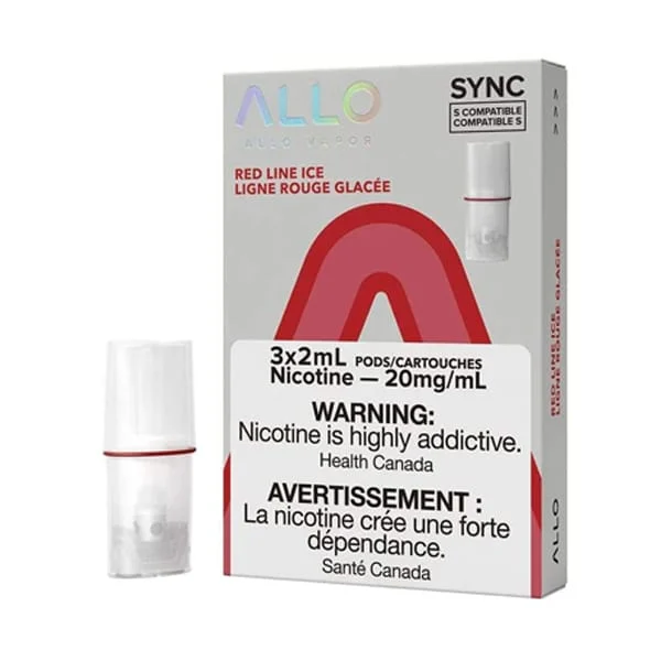 Allo Sync Pods (STLTH) Red Line Ice