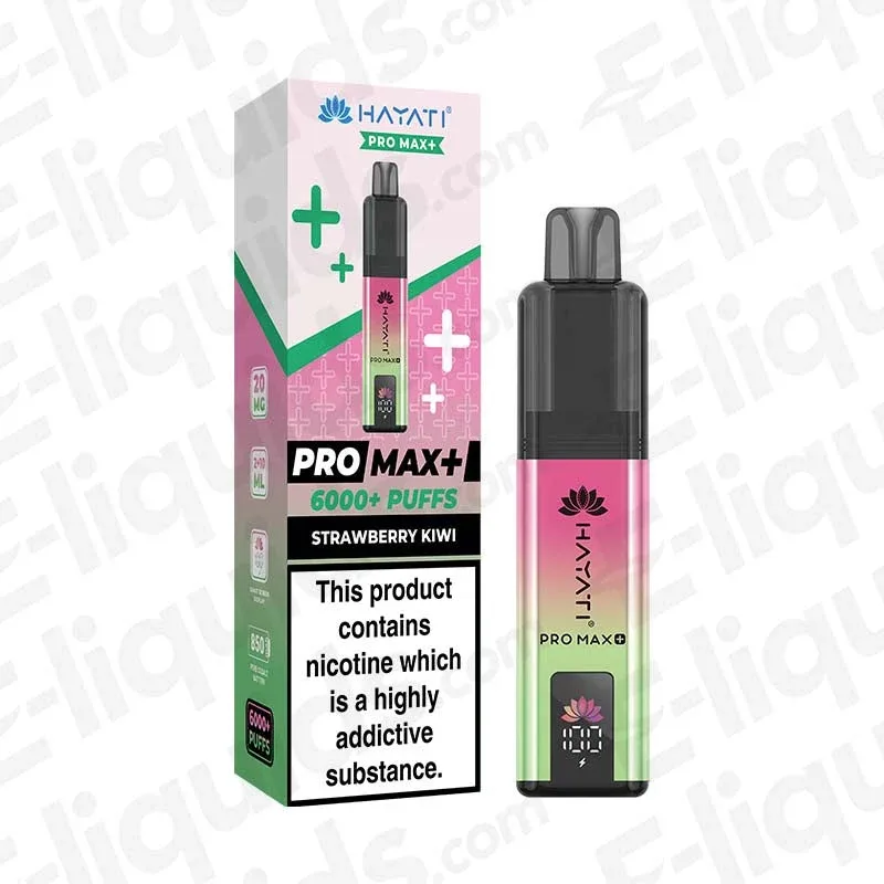 Hayati Pro Max 6K Strawberry Kiwi Prefilled Pod Kit