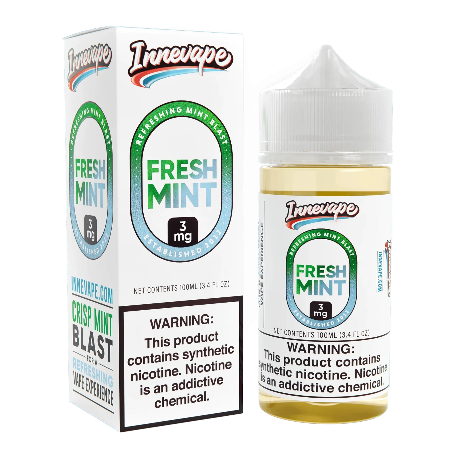 Fresh Mint - Innevape E-Liquids - 100mL