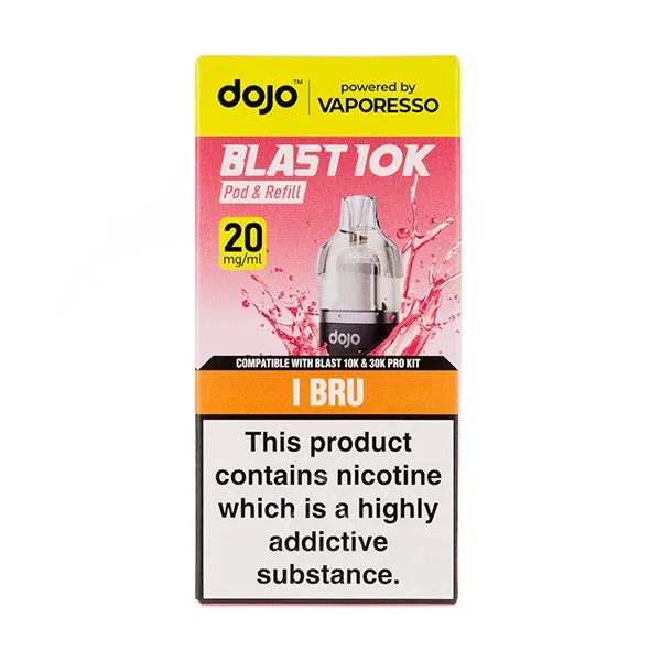 I Bru Dojo Blast 10K Prefilled Pod + Refill by Vaporesso