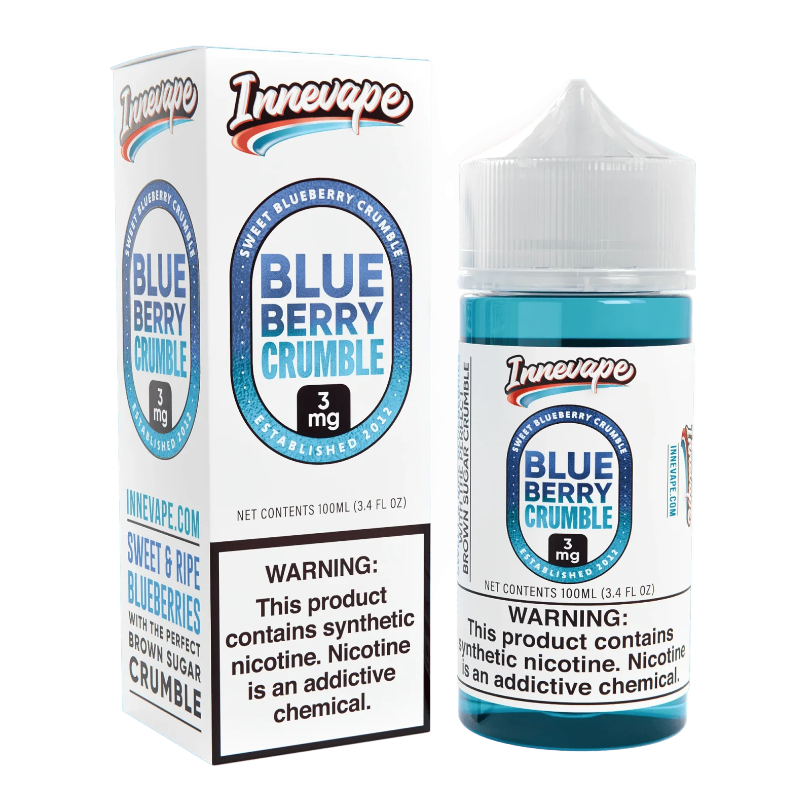 Blueberry Crumble - Innevape E-Liquids - 100mL